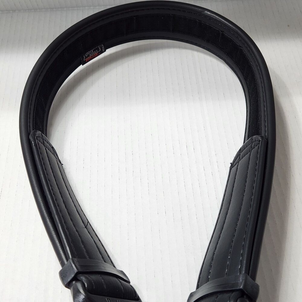 Uncle Mike’s Mirage Plain Ultra 2" Duty Belt Medium 32"-36" Black Nylon 7077-1